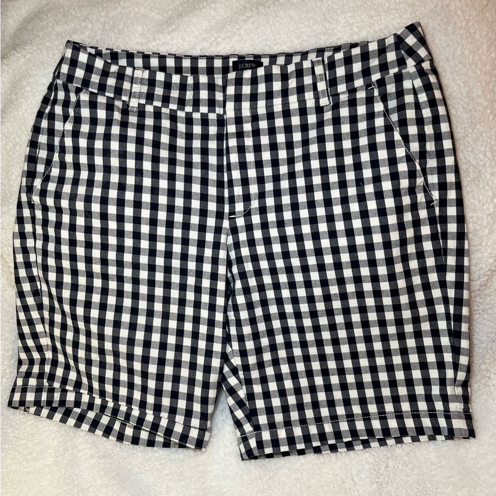 J. Crew Gingham Patterned Women's Shorts
